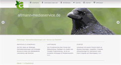 Desktop Screenshot of altmann-mediaservice.de