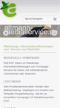Mobile Screenshot of altmann-mediaservice.de